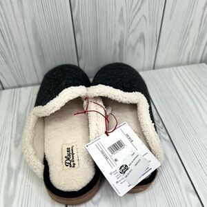 Dluxe By Dearfoams Maci Slippers Black